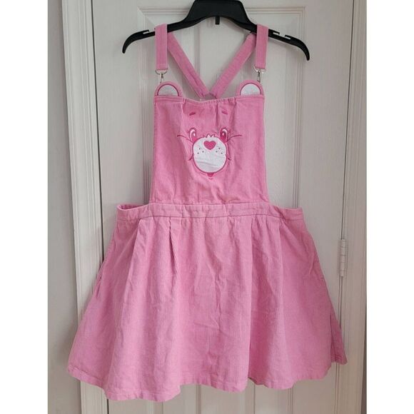Dolls Kill Care Bears Pink Overall Dress 1X - Picture 1 of 11